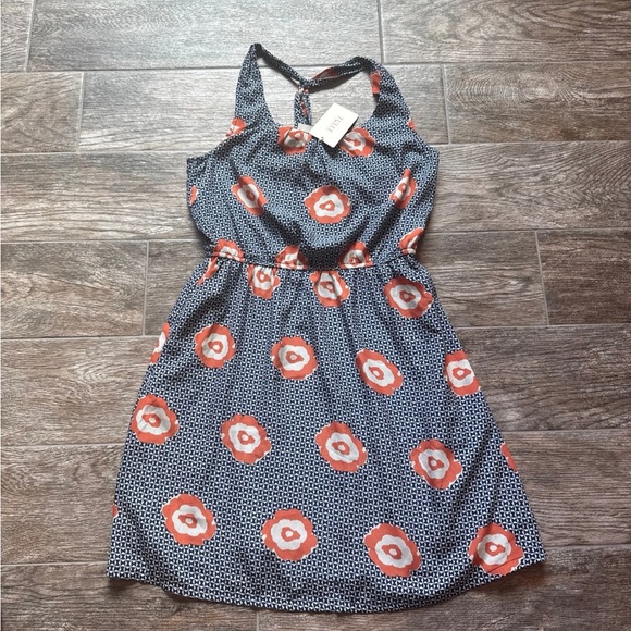 Tulle Black and Red Floral Midi Dress - Picture 1 of 2